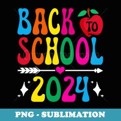 back to school 2024 teacher pupil back to school - elegant sublimation png download