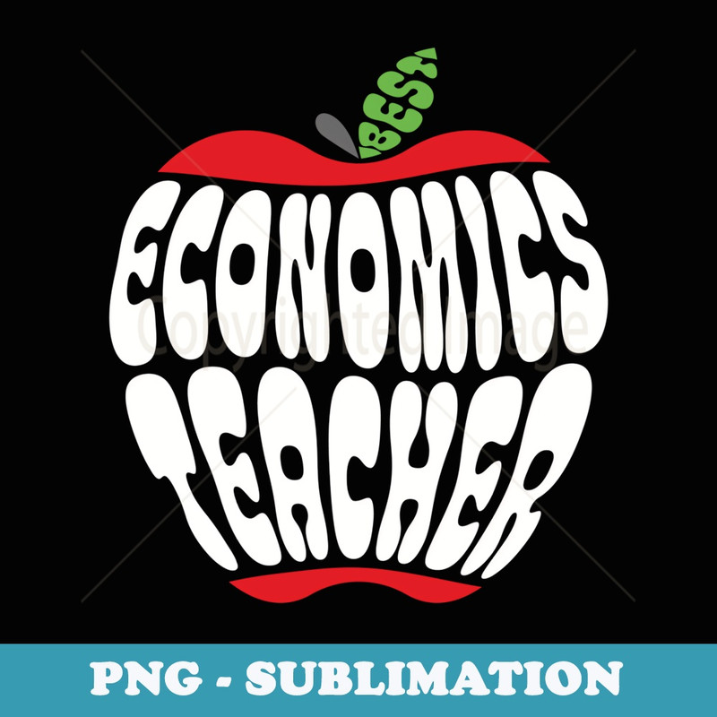Economics Teacher Teaching Economic Back To School Matching - Unique Sublimation PNG Download