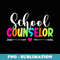 School Counselor Teacher Counseling Office School Guidance - PNG Transparent Sublimation Design