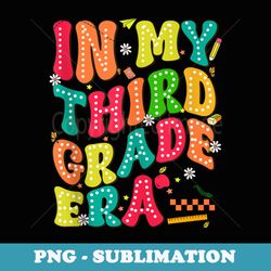 in my first grade era dalmatian dots back to school teacher - decorative sublimation png file