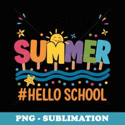 whimsical ice cream popsicle by goodbye summer hello school - creative sublimation png download