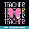 Coquette Pencil With Pink Bow Teacher Back To School Funny - Unique Sublimation PNG Download