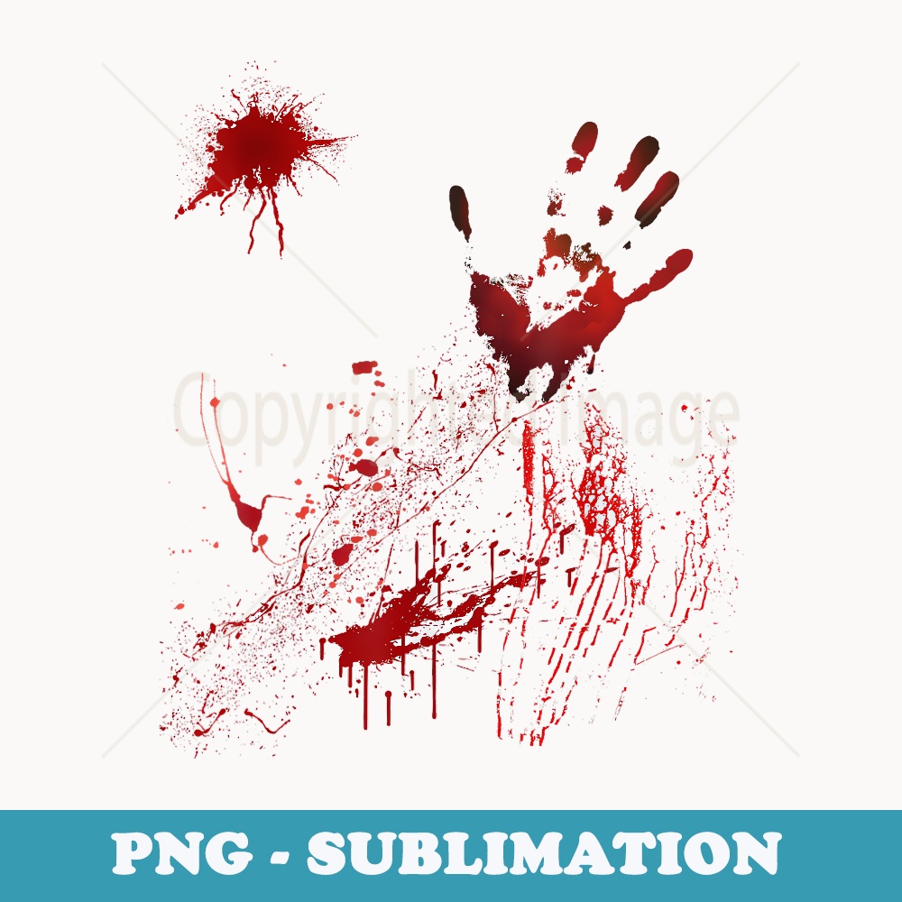 Bloody for Halloween - Elegant Sublimation PNG Download