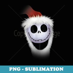 disney santa jack skellington holiday - elegant sublimation png download
