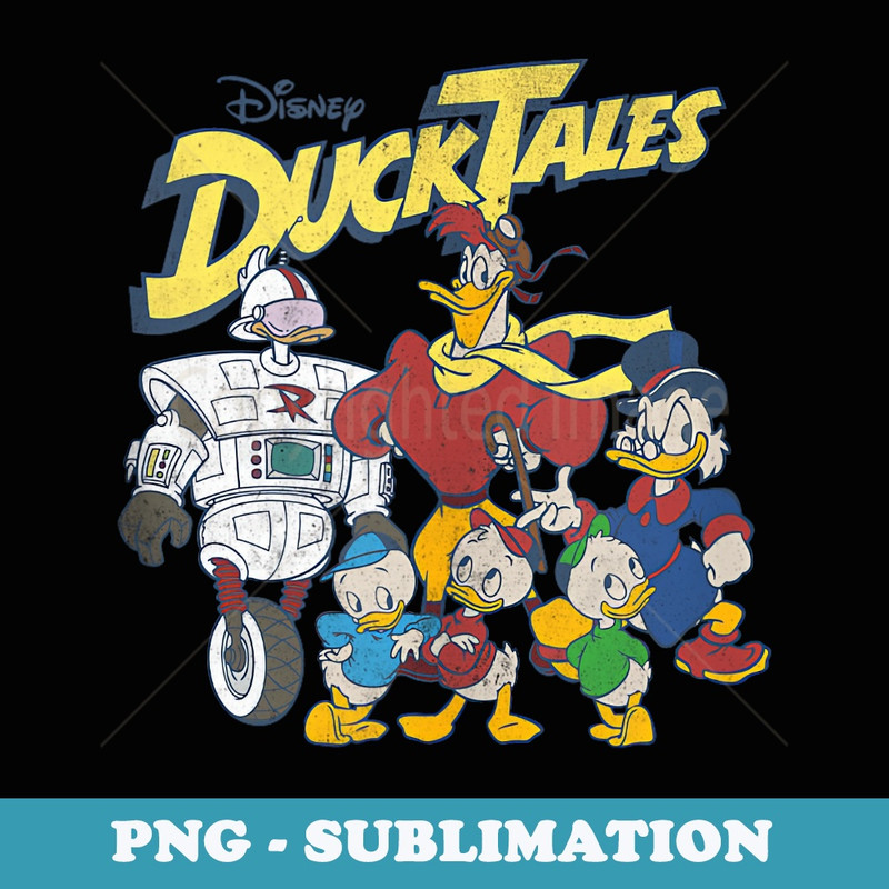Disney DuckTales - Signature Sublimation PNG File