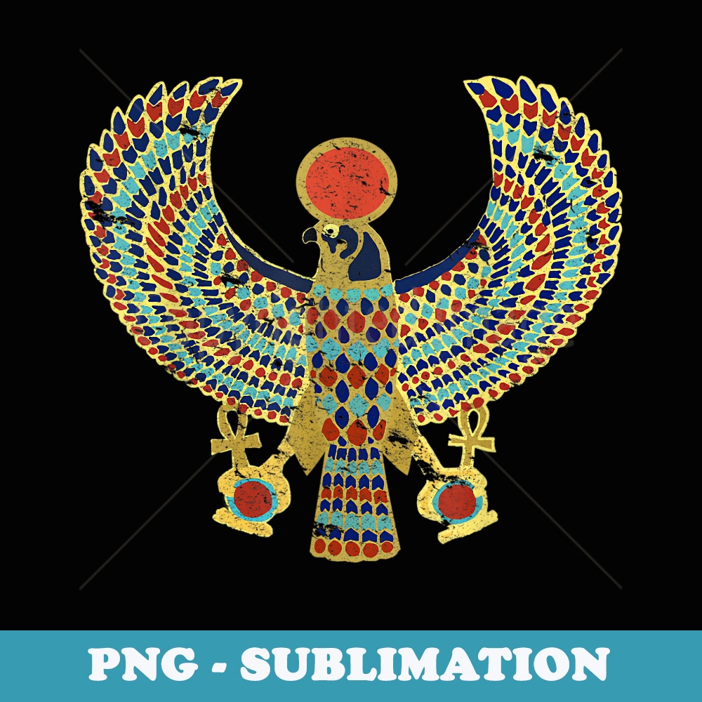 Horus Ancient Egyptian Falcon Hieroglyph Archaeology - Signature Sublimation PNG File