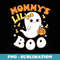 Mommys Lil Boo Baby Girls Toddler Halloween Cute Boo Ghost - PNG Sublimation Digital Download