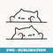 bongo cat t - Sublimation Digital Download