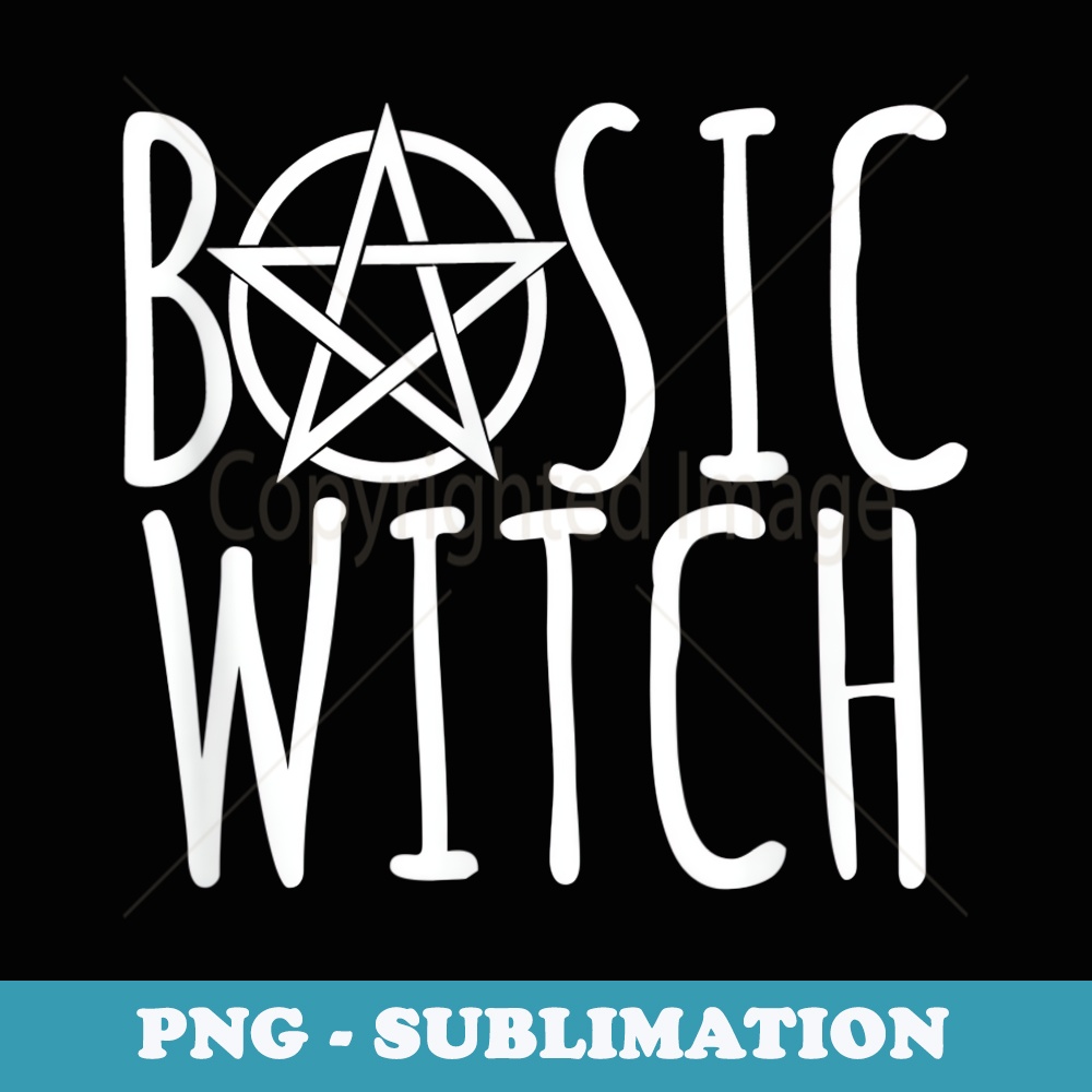 Basic Witch - Pentagram - Instant PNG Sublimation Download