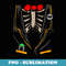 Vampire Bat Tuxedo Skeleton Rib Cage Halloween Costume - Instant Sublimation Digital Download