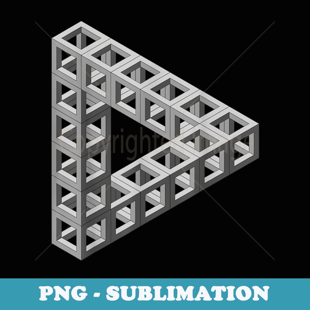 Optical Illusion Sacred Geometry HalloweenBirthday Costume - Retro PNG Sublimation Digital Download