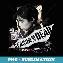 wednesday christmas season of the dead sideview vintage - exclusive sublimation digital file