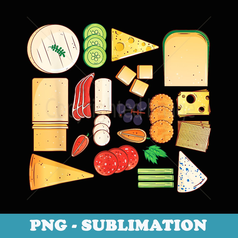 Charcuterie Board Halloween Costume - PNG Sublimation Digital Download