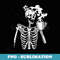 halloween skeleton drinking coffee funny skull - PNG Transparent Sublimation File