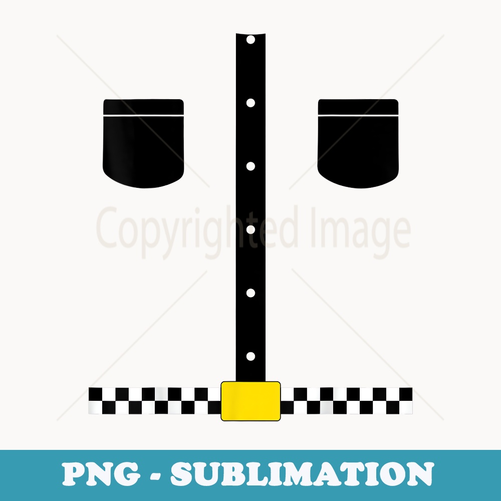 Taxi Driver Costume  Funny Gag joke - Stylish Sublimation Digital Download