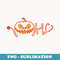 Funny Halloween Nurse Doctor Stethoscope Pumpkin - Instant PNG Sublimation Download