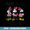 Minnie Mouse - Different Poses And Expressions - High-Resolution PNG Sublimation File