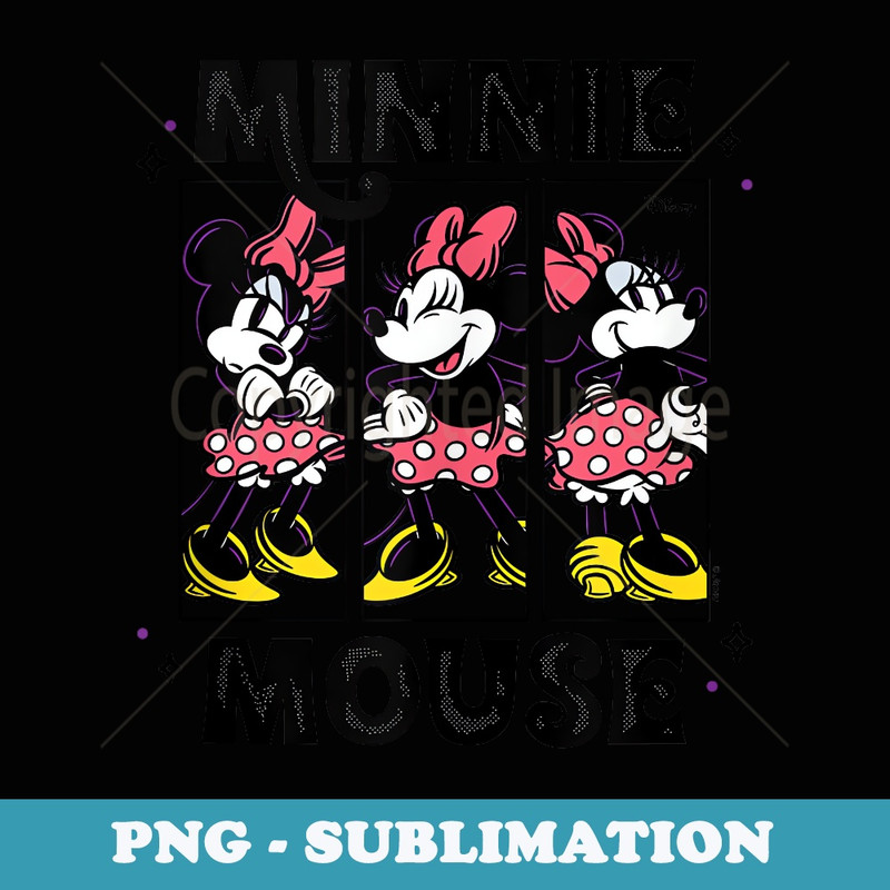 Minnie Mouse - Different Poses And Expressions - High-Resolution PNG Sublimation File