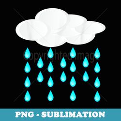 rain cloud costume shower rainbow sun thunder - stylish sublimation digital download