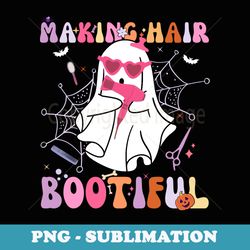 making hair bootiful scary cute ghost hairdresser halloween - creative sublimation png download
