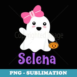 girls halloween for girls personalized selena - premium sublimation digital download