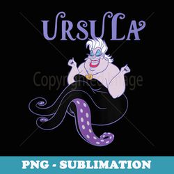 disney the little mermaid ursula vintage villain portrait - trendy sublimation digital download