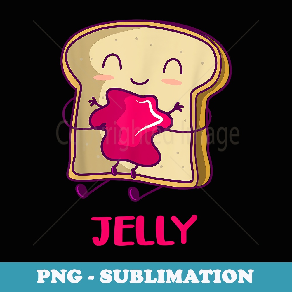 PB&J Peanut Butter Jelly Blueberry Family Matching Halloween - PNG Transparent Sublimation File