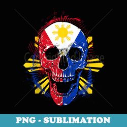 skull halloween flag bones filipino pinoy philippines - png transparent sublimation file