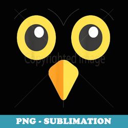bird face basic halloween costume - modern sublimation png file