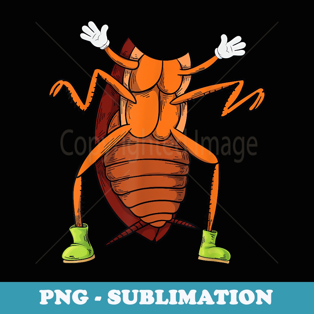 Cool Easy Cockroach Insect Halloween Costume Lazy - Creative Sublimation PNG Download