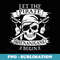 Let The Pirate Shenanigans Begin Funny Skull St Patricks Day - PNG Sublimation Digital Download