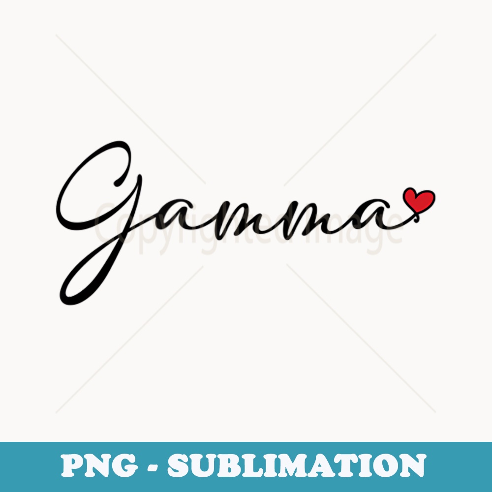 s Cute Gamma for Proud Grandma Mothers Day - High-Resolution PNG Sublimation File