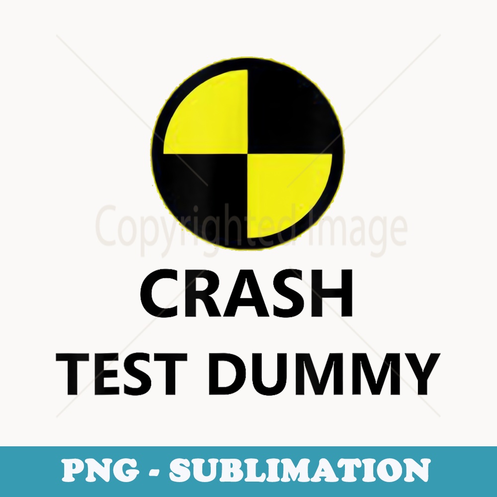 Crash Test Dummy Easy Last Minute Funny Halloween Costume - Exclusive Sublimation Digital File