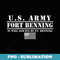 Fort Benning Ga Army Infantry It Will Always Be Ft. Benning - Trendy Sublimation Digital Download