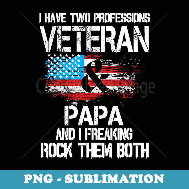 Veterans With Guns and Flag Motive - PNG Sublimation Digital Download