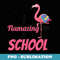 100 Flamazing Days of School Flamingo 100th Day For Teachers - Vintage Sublimation PNG Download