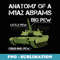 Anatomy of A M1A2 Tank Funny Tank Dad Tank Veteran - Unique Sublimation PNG Download