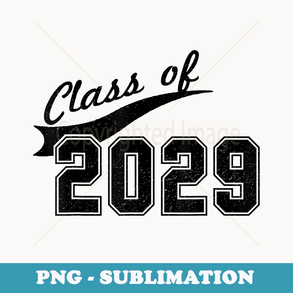 Class Of 2029 - Kindergarten Future Graduate - Artistic Sublimation Digital File