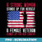 Female Veteran USA - Exclusive PNG Sublimation Download