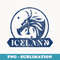 Vintage Viking Dragon of Iceland - Modern Sublimation PNG File