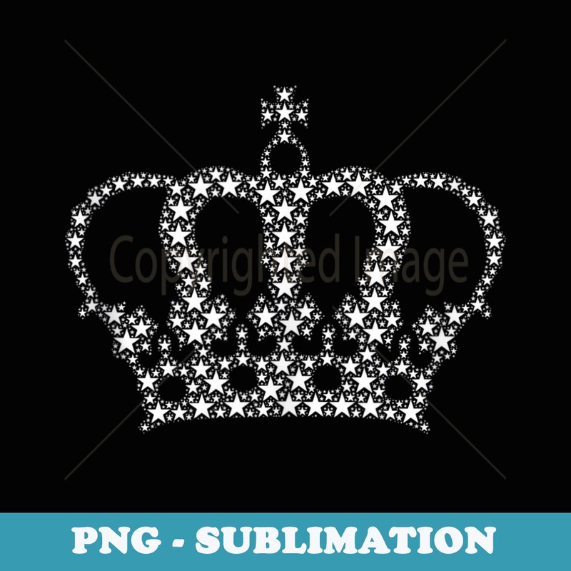 July 4th USA American Flag Stars Patriotic Crown - Artistic Sublimation Digital File