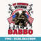 Veteran Babbo Dad USA Flag 4th Of July - Elegant Sublimation PNG Download