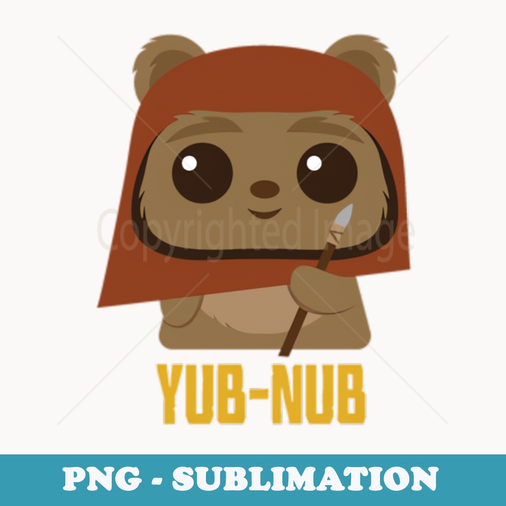 Star Wars Ewok Wicket W. Warrick Yub-Nub Cute - Stylish Sublimation Digital Download