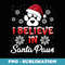 I Believe In Santa Paws Christmas Boys Girls Men Xmas - Stylish Sublimation Digital Download