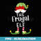 Frugal Elf Group Christmas Funny Pajama Party - Unique Sublimation PNG Download