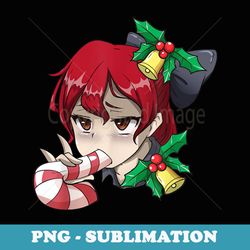 otaku ahegao christmas ecchi etchi lewd hentai xmas kawaii - exclusive png sublimation download
