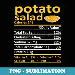 potato salad nutrition food facts thanksgiving costume xmas - elegant sublimation png download