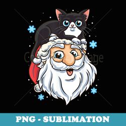 cat santa outfit cat santa hat xmas cute christmas kitten - exclusive png sublimation download