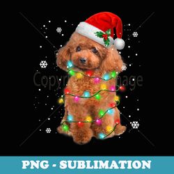 poodle dogs tree christmas er xmas pet animal dog s - exclusive sublimation digital file