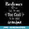 Bestemor Too Cool To Be Called Grandma Norwegian Grandmother - Aesthetic Sublimation Digital File